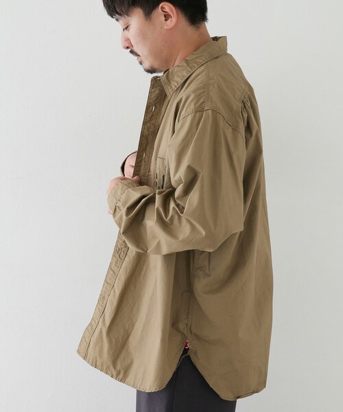 URBAN RESEARCH Sonny Label（アーバンリサーチサニーレーベル）の「CAL O LINE　UTILITY SHIRTS（ミリタリージャケット・メンズ・KHAKI/OLIVE DRAB・M/L）」の4枚目の写真