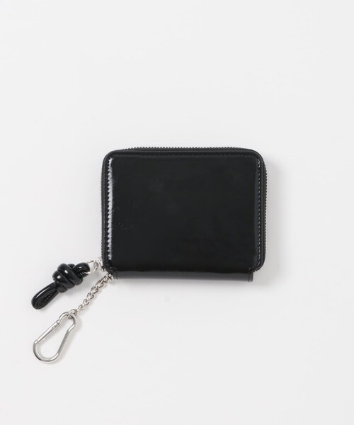 KBF（ケイビーエフ）の「カラビナ付きスリムウォレット（財布・レディース・SILVER/BLACK・One）」の5枚目の写真