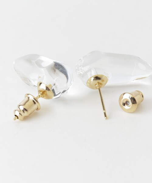 URBAN RESEARCH DOORS(アーバンリサーチドアーズ)の「『別注』HARIO Lampwork Factory×DOORS ラピスピアス(ピアス(両耳用)・レディース・クリア・-)」の5枚目の写真