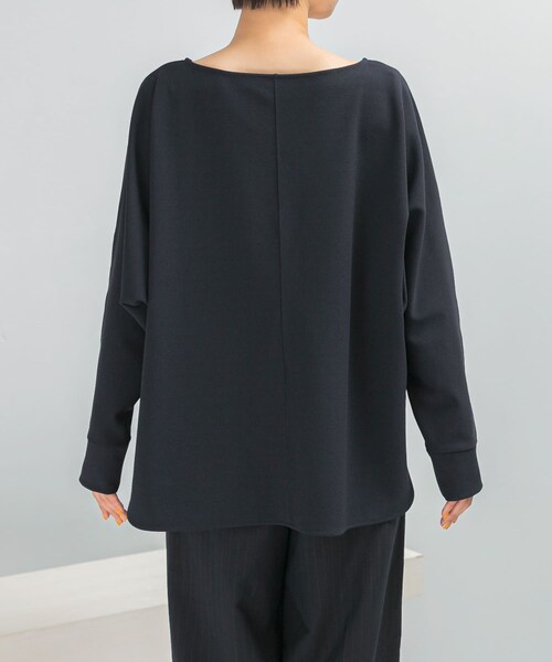URBAN RESEARCH ROSSO（アーバンリサーチロッソ）の「ニットジョーゼットドルマンプルオーバー（シャツ/ブラウス・レディース・OFF WHITE/NAVY・FREE）」の8枚目の写真