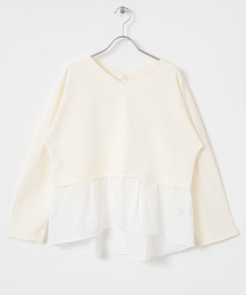 ITEMS URBANRESEARCH（アイテムズ アーバンリサーチ）の「カットミラノドッキングプルオーバー（Tシャツ/カットソー・レディース・BORDER/OFF/BLK・FREE）」の10枚目の写真