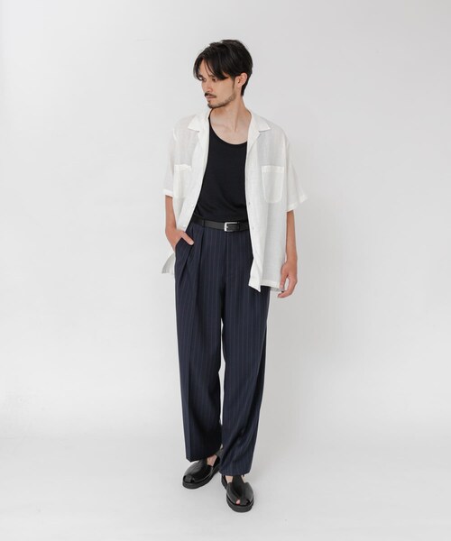 URBAN RESEARCH（アーバンリサーチ）の「TW STRIPE TROUSER（その他パンツ・メンズ・BROWN/NAVY・M/L）」の16枚目の写真