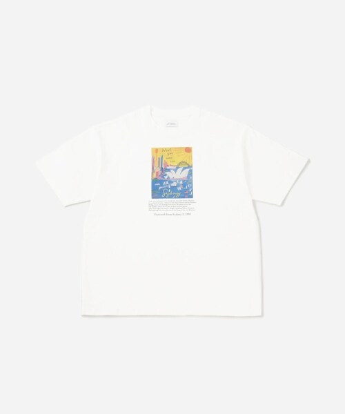 Saturdays NYC（サタデーズ ニューヨークシティ ）の「Ken done Postcard from Sydney I 1995　（Tシャツ/カットソー・レディース・ホワイト・L/M/S/XL）」の7枚目の写真