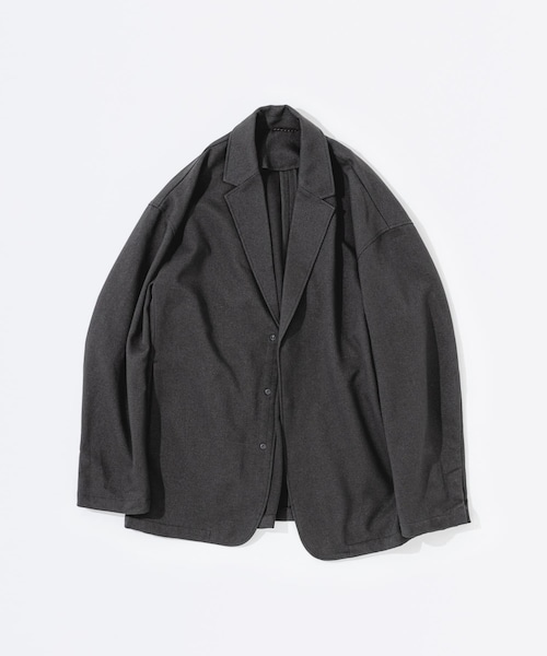 EKAL（エカル）の「ウールライクジャケット（テーラードジャケット・メンズ・ブラウン/チャコール/ブラック・M/L）」の2枚目の写真