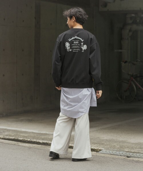 URBAN RESEARCH(アーバンリサーチ)の「鳥貴族×UR UnuboResearch SWEAT(スウェット・メンズ・OATMEAL/RED/CHARCOAL/BLACK/MOCHA・M/L/XL)」の12枚目の写真