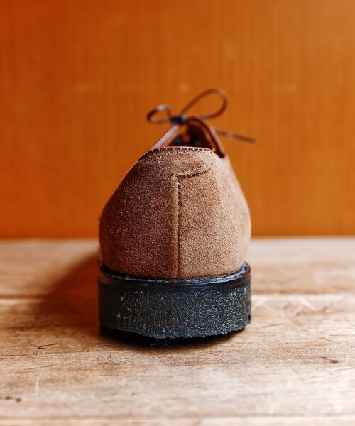 ADAM ET ROPE'（アダムエロペ）の「【ALDEN for WILD LIFE TAILOR】CLIPPER PLAIN TOE　 CALF SUEDE（ドレスシューズ・メンズ・ベージュ・24.5/25.0/26.0/26.5/27.0/28.0）」の13枚目の写真