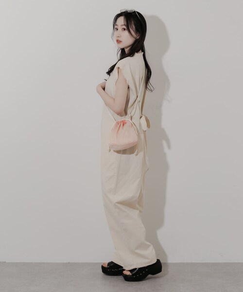 SMELLY（スメリー）の「シアーキンチャクショルダー（ショルダーバッグ・レディース・GRY/MNT/BEG/PNK・-）」の15枚目の写真