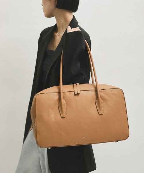 ADAM ET ROPE'（アダムエロペ）の「【PFT】P boston Large バッグ（ボストンバッグ・レディース・ブラック/ベージュ・F）」の6枚目の写真