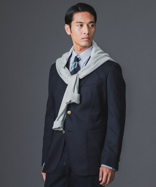 URBAN RESEARCH DOORS(アーバンリサーチドアーズ)の「LIFE STYLE TAILOR メタルボタンブレザー(テーラードジャケット・メンズ・NAVY・44/46/48/50)」の3枚目の写真