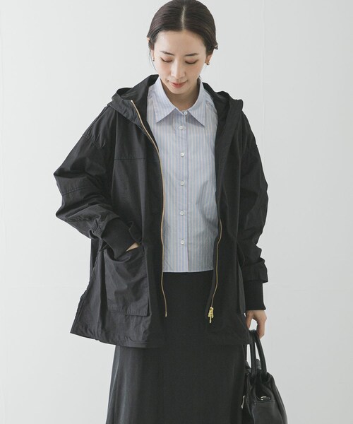 URBAN RESEARCH（アーバンリサーチ）の「コットンナイロンマウンテンパーカー（マウンテンパーカー・レディース・BLACK/CHARCOAL/BEIGE・FREE）」の8枚目の写真