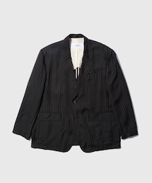 ADAM ET ROPE'（アダムエロペ）の「【JOHN MASON SMITH/ジョン メイソン スミス】WASHED CUPRO OVERSIZED 2B TAILORED JACKET（テーラードジャケット・メンズ）」
