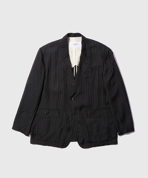 ADAM ET ROPE'(アダムエロペ)の「【JOHN MASON SMITH/ジョン メイソン スミス】WASHED CUPRO OVERSIZED 2B TAILORED JACKET(テーラードジャケット・メンズ・ブラック系・L/M/S)」の1枚目の写真