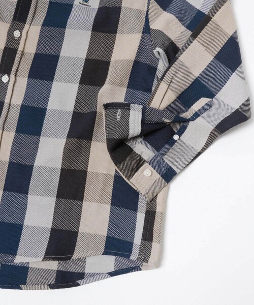 ITEMS URBANRESEARCH（アイテムズ アーバンリサーチ）の「TeddyBearワンポイントチェックネルシャツ（シャツ/ブラウス・メンズ・BEG/RED・M/L）」の10枚目の写真