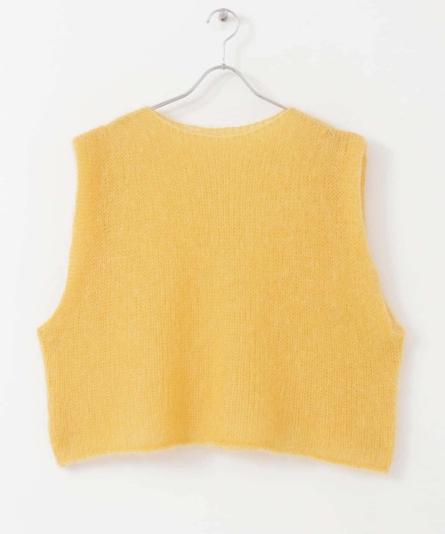 URBAN RESEARCH（アーバンリサーチ）の「『別注』WANDERUNG×URBAN RESEARCH　ニットベスト（ベスト・レディース・Purple/Gray/Yellow・FREE）」の3枚目の写真