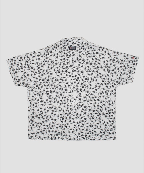 URBAN RESEARCH(アーバンリサーチ)の「LOTTO SOCCER BALL PRINT SHIRTS(シャツ/ブラウス・メンズ・WHITE/BLACK・M/L/XL/XXL)」の1枚目の写真