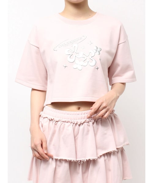 CALNAMUR（カルナムール）の「メタルプリントスウェットプルオーバー（スウェット・レディース・チャコールグレー/ピンク/ブルー・F）」の11枚目の写真