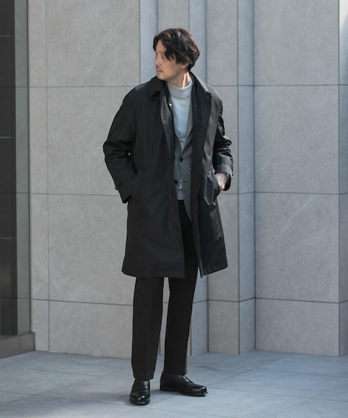 URBAN RESEARCH DOORS（アーバンリサーチドアーズ）の「LIFE STYLE TAILOR　3WAYコンフォータブルコート（ダウンジャケット/コート・メンズ・BLACK/NAVY・M/L）」の4枚目の写真