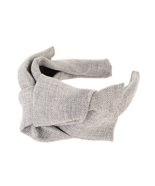 dazzlin（ダズリン）の「ツイードビッグカチューシャ（カチューシャ・レディース・グレー/ブラウン/ピンク/ブルー/ベージュ・F）」の8枚目の写真