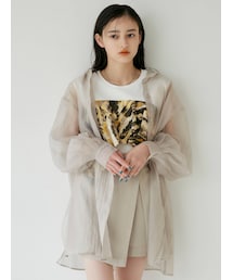 MURUA | シアーシャイニーボリュームシャツ(シャツ/ブラウス)