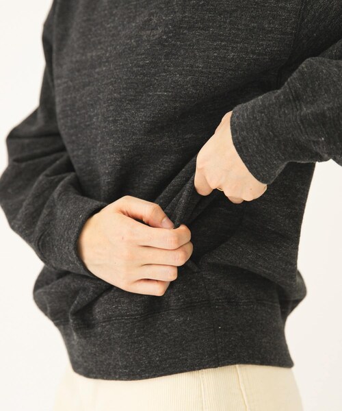 URBAN RESEARCH DOORS（アーバンリサーチドアーズ）の「『別注』Snow Peak Apparel ×DOORS　RecycledCottonSweat（スウェット・レディース・GRAY/BLACK/BROWN・One）」の5枚目の写真