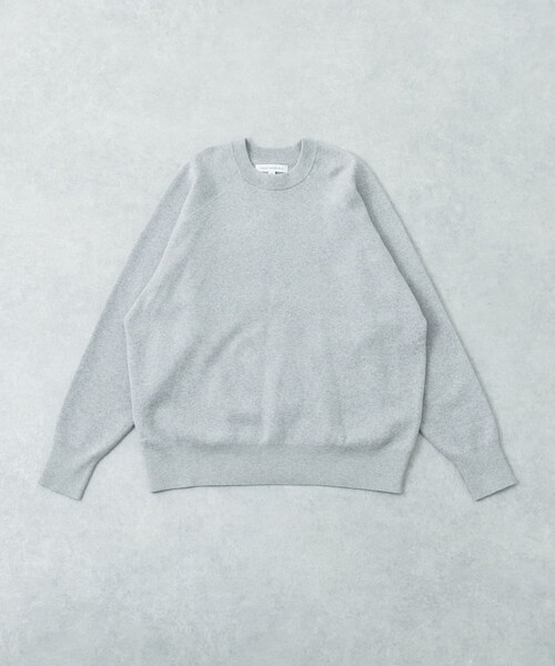 URBAN RESEARCH(アーバンリサーチ)の「綿カシミヤスウェットニット(ニット/セーター・メンズ・GRAY/KHAKI/OATMEAL/NAVY・M/L)」の3枚目の写真