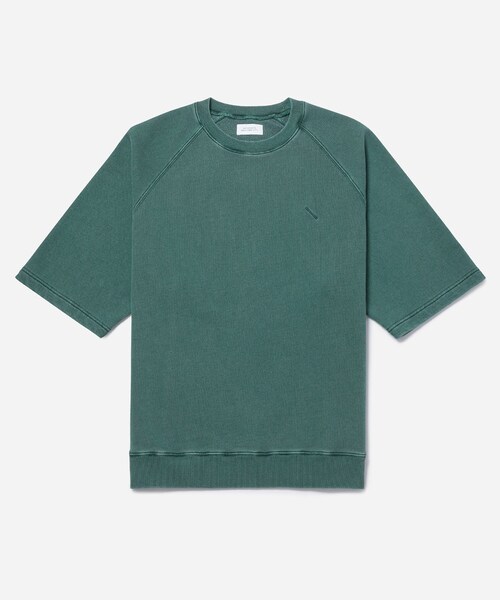 Saturdays NYC（サタデーズ ニューヨークシティ ）の「PIGMENT DYE SLASH SWEAT S/S TEE（Tシャツ/カットソー・メンズ・ブラック系/モスグリーン/サックス/ワイン系・L/M/S/XL）」の5枚目の写真