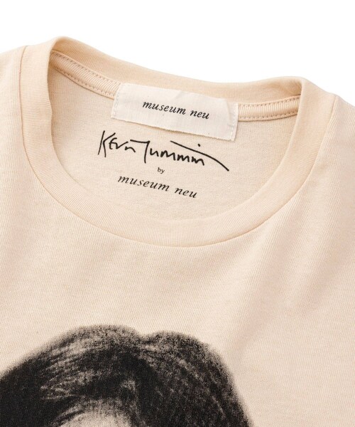 bonjour records(ボンジュールレコーズ)の「museum neu/ミュージアム・ニュー Patti Smith T-shirt(Tシャツ/カットソー・レディース・ホワイト・L/M/XL)」の6枚目の写真