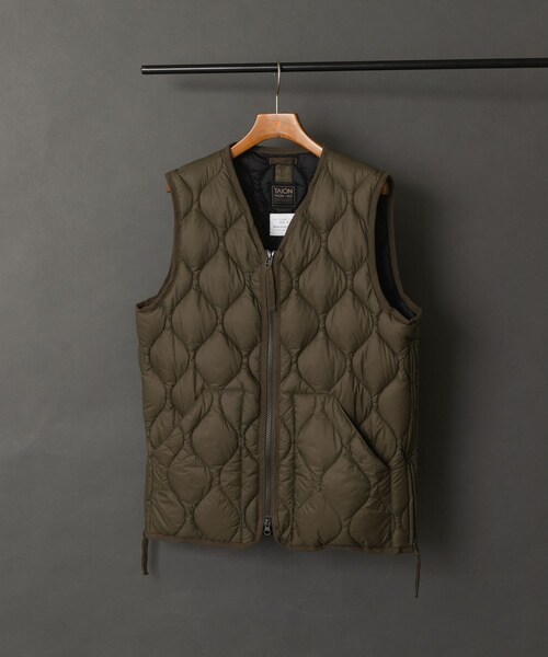 ITEMS URBANRESEARCH（アイテムズ アーバンリサーチ）の「TAION　Military Wzip Down Vest（その他アウター・メンズ・BLK/G.BEIGE/D.OLIVE/D.SAGE GRN/PAINT CAMO・M/L/XL）」の3枚目の写真