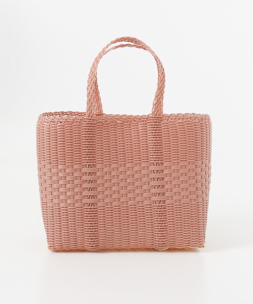 URBAN RESEARCH ROSSO（アーバンリサーチロッソ）の「PALOROSA　LACE SMALL TOTE（かごバッグ・レディース・24 PALM/02 BLACK/26 CARAMEL/29 ROSE・-）」の17枚目の写真