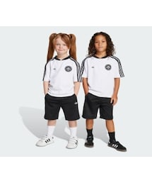 adidas（アディダス）の「キッズ用Tシャツ セットアップ（トップス・キッズ）」