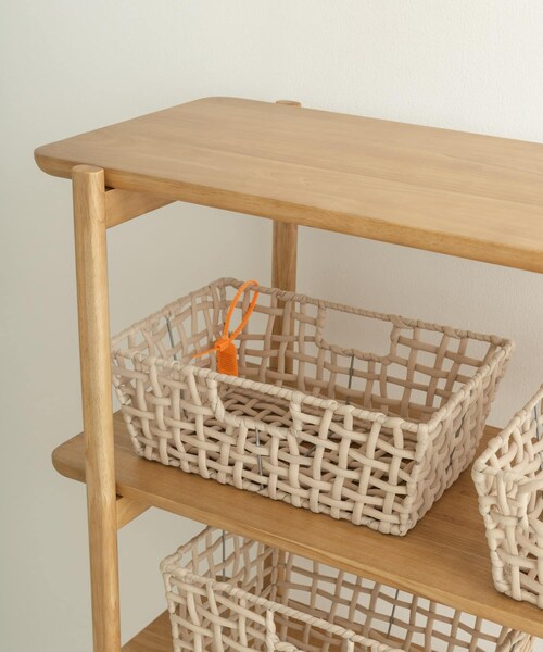 URBAN RESEARCH DOORS(アーバンリサーチドアーズ)の「BRID ROUGH KNIT BASKET WIDE S(収納グッズ・メンズ・GY/BE・S)」の19枚目の写真
