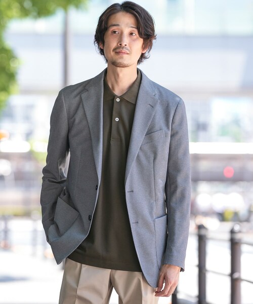 LIFE STYLE TAILOR　カノコジャージジャケット2