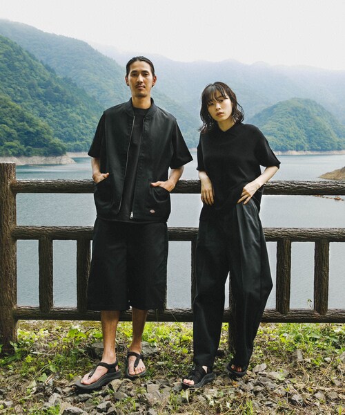 EKAL（エカル）の「『別注』Dickies×EKAL　ワイドロングショーツ（その他パンツ・メンズ・ブラウン/ブラック・M/L）」の17枚目の写真