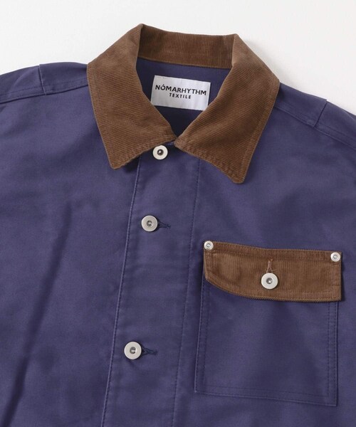 URBAN RESEARCH（アーバンリサーチ）の「NOMARHYTHM TEXTILE　French Work Coverall Jk（カバーオール・レディース・Blue・1）」の8枚目の写真