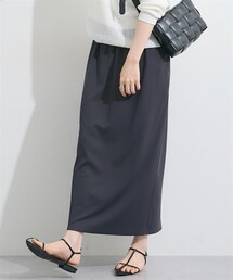 nissen | 楽ちん美シルエット！ランダムテレコリブスカート＜大きいサイズ有＞(スカート)