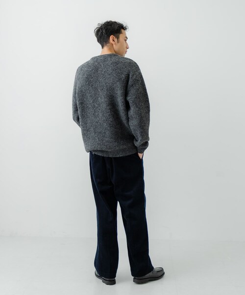 URBAN RESEARCH（アーバンリサーチ）の「W face Knit Pullover（ニット/セーター・メンズ・BLUE/CHARCOAL/BROWN/BLACK・M/L）」の17枚目の写真
