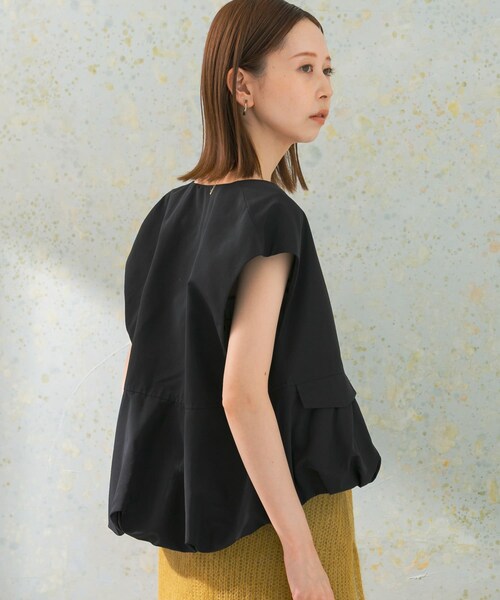 URBAN RESEARCH ROSSO（アーバンリサーチロッソ）の「バルーンベスト（ベスト・レディース・black/sax・FREE）」の11枚目の写真