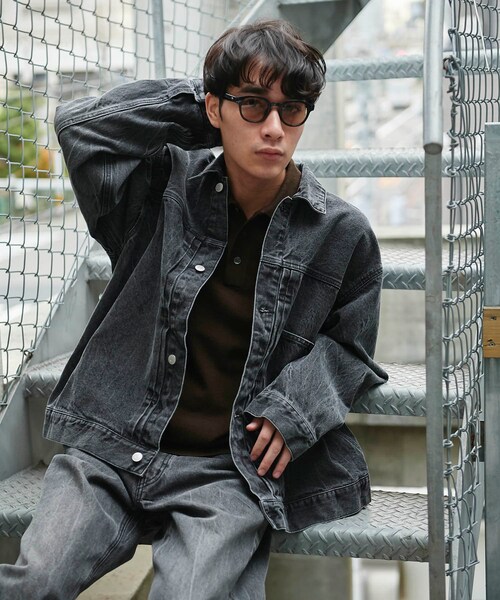 URBAN RESEARCH DOORS（アーバンリサーチドアーズ）の「USED 13.3oz デニムジャケット（デニムジャケット・メンズ・INDIGOUSED/BLACK USED・M/L）」の4枚目の写真