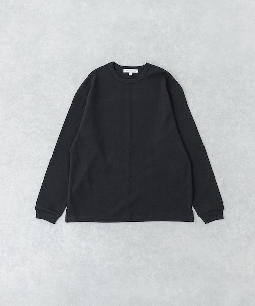 URBAN RESEARCH（アーバンリサーチ）の「度詰めワッフルロングスリーブ（Tシャツ/カットソー・メンズ・WHITE/OATMEAL/GRAY H/BLACK・S/M/L/XL）」の2枚目の写真