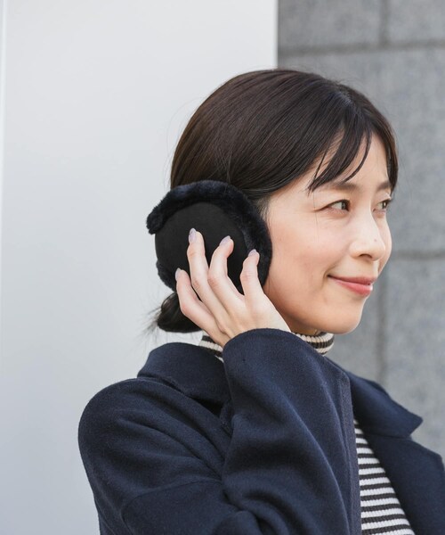 URBAN RESEARCH DOORS(アーバンリサーチドアーズ)の「イヤマフ(イヤーマフ・レディース・BLACK/GREGE・one)」の4枚目の写真