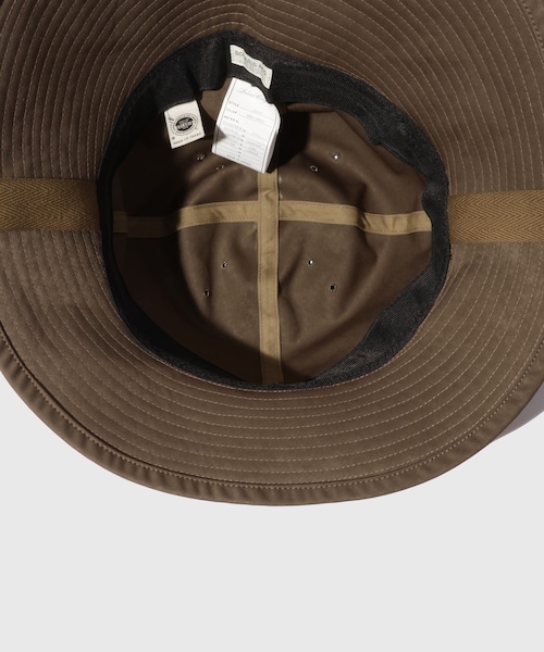 ADAM ET ROPE'（アダムエロペ）の「【SOLARIS&CO./ソロリスアンドコー】RAILMAN MIL SPEC CLOTH HAT（ハット・メンズ・ブラック/オリーブ・F）」の9枚目の写真