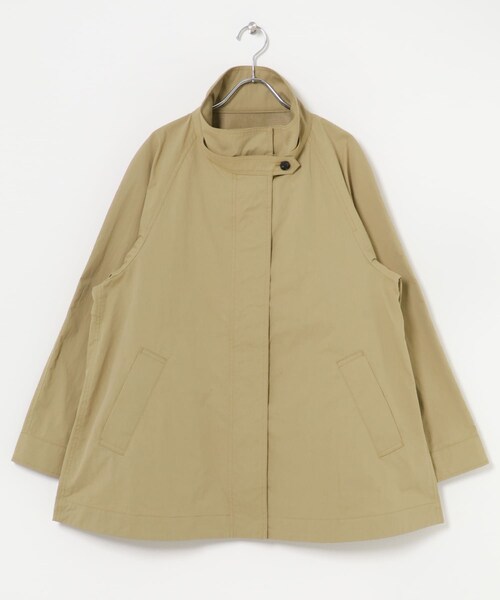 ITEMS URBANRESEARCH(アイテムズ アーバンリサーチ)の「テントラインハーフコート(テーラードジャケット・レディース・SAND/SAGE・Free)」の9枚目の写真
