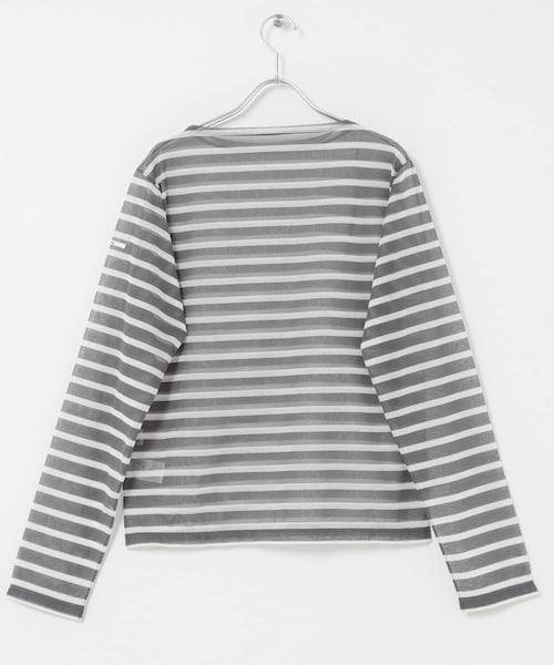 URBAN RESEARCH DOORS(アーバンリサーチドアーズ)の「ORCIVAL BOAT NECK LONG-SLEEVE PULLOVER(Tシャツ/カットソー・レディース・BLUE/GREY/YELLOW・1)」の8枚目の写真