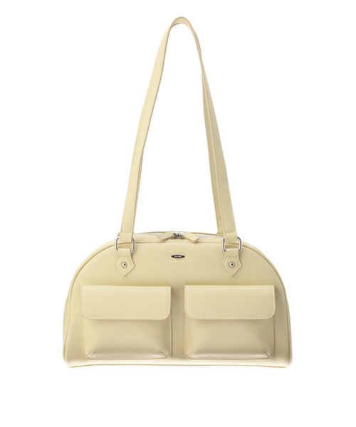 EATME（イートミー）の「ハーフムーンボストンバッグ（ボストンバッグ・レディース・アイボリー/ブラック/イエロー・F）」の14枚目の写真