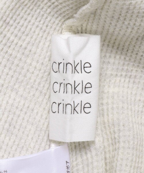 URBAN RESEARCH（アーバンリサーチ）の「crinkle crinkle crinkle　SHIRRING GATHER CAMI（キャミソール・レディース・IVORY/BLACK・Free）」の13枚目の写真