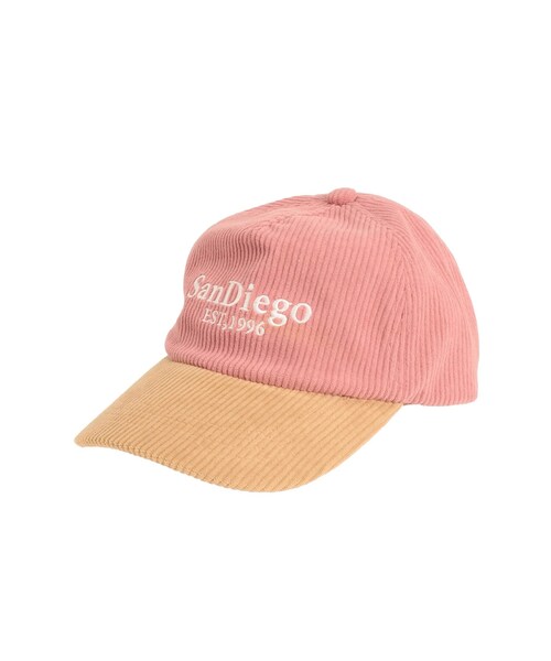 Ungrid（アングリッド）の「バイカラーコーデュロイキャップ（キャップ・レディース・アイボリー/ピンク/ネイビー・F）」の12枚目の写真
