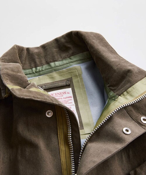 ADAM ET ROPE'（アダムエロペ）の「【NICENESS/ナイスネス】LYNELL（その他アウター・メンズ・ブラック/チャコール・L/M/S）」の11枚目の写真