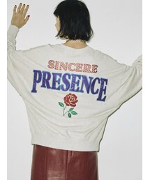 jouetie | バックBIGロゴローズプルオーバー(Tシャツ/カットソー)