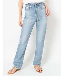 Ungrid | ハイウエストストレートデニム(デニムパンツ)