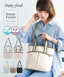 nissen | Legato Largo（レガートラルゴ）Sunny Frame 2WAYトート(トートバッグ)